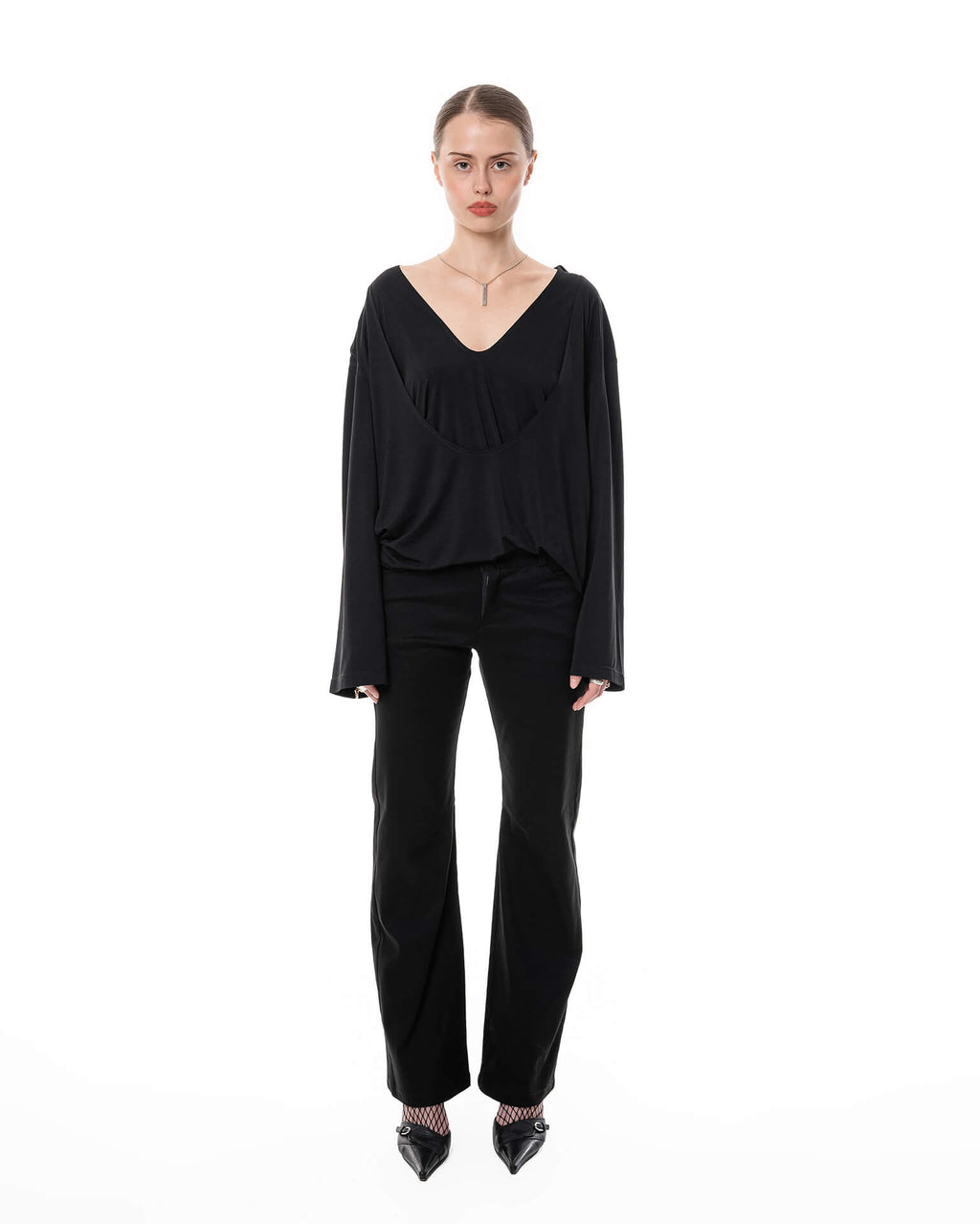 Double-layer blouse
