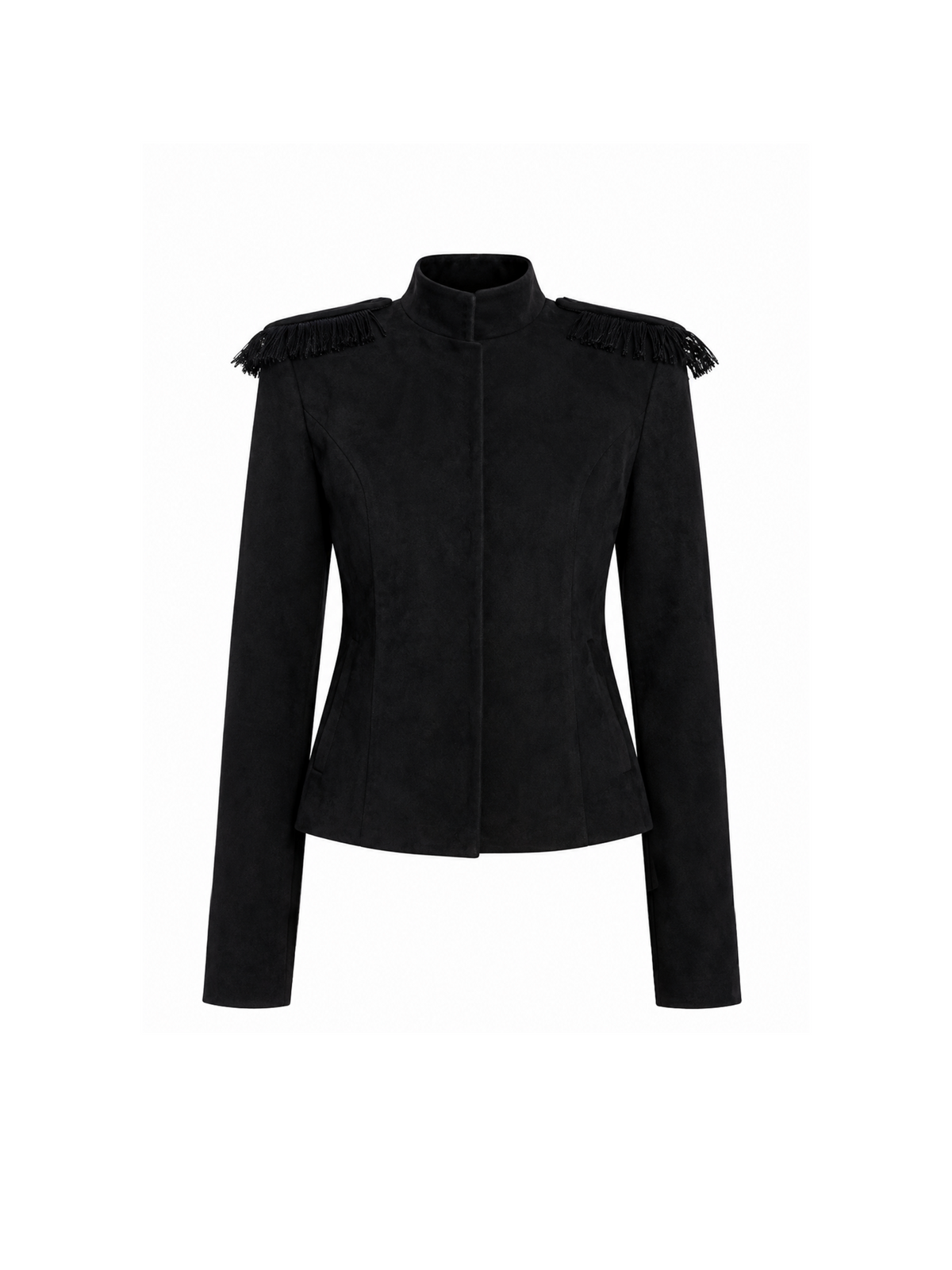 Fringe slim jacket