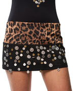 Bronze Leopard Skirt