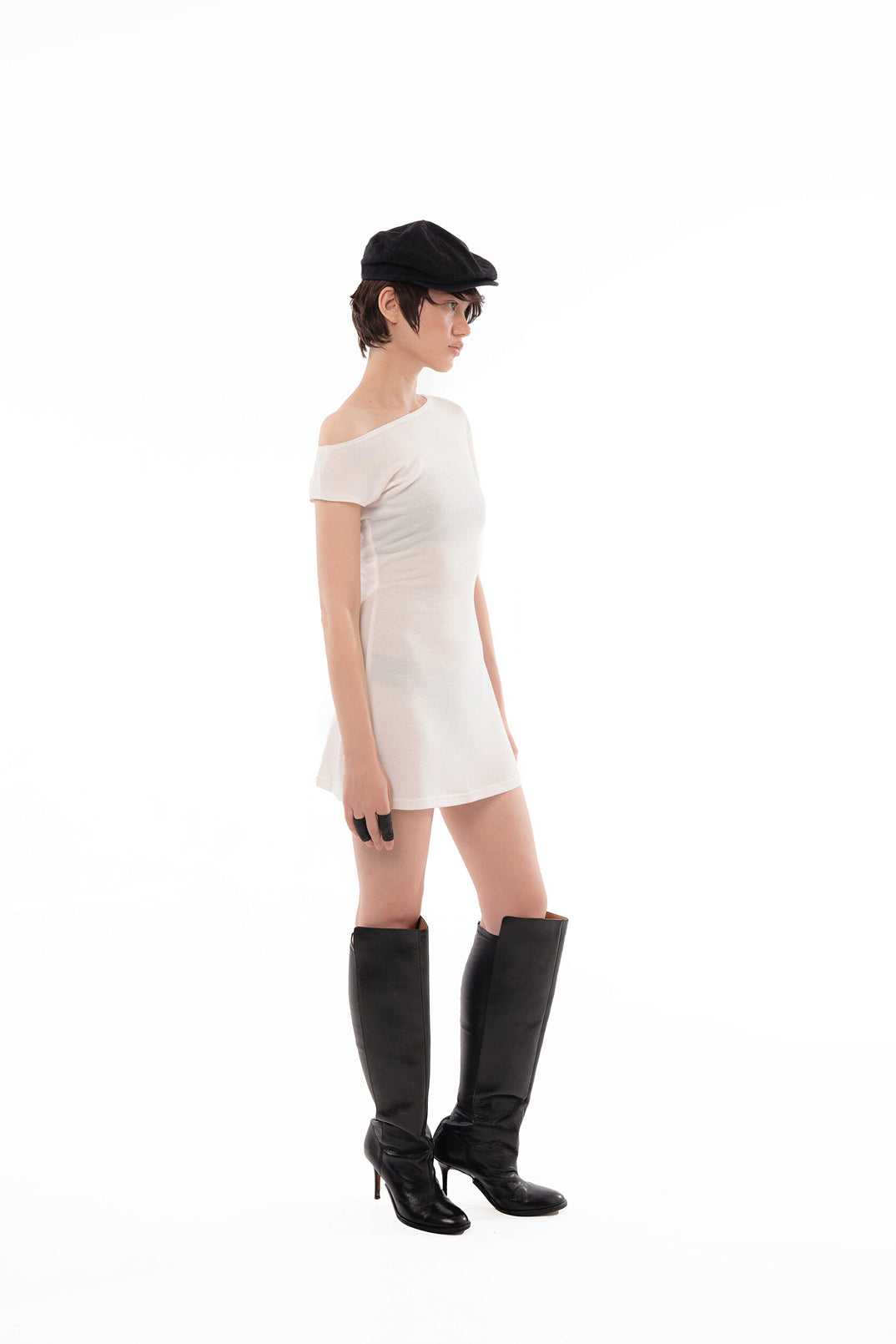 Milky Off Shoulder Dress
