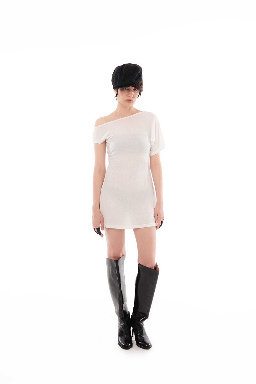 Milky Off Shoulder Dress