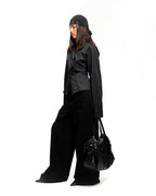 Black Durag with Eyelets