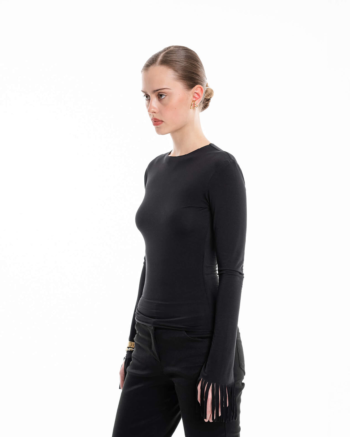 Longsleeve with cutouts