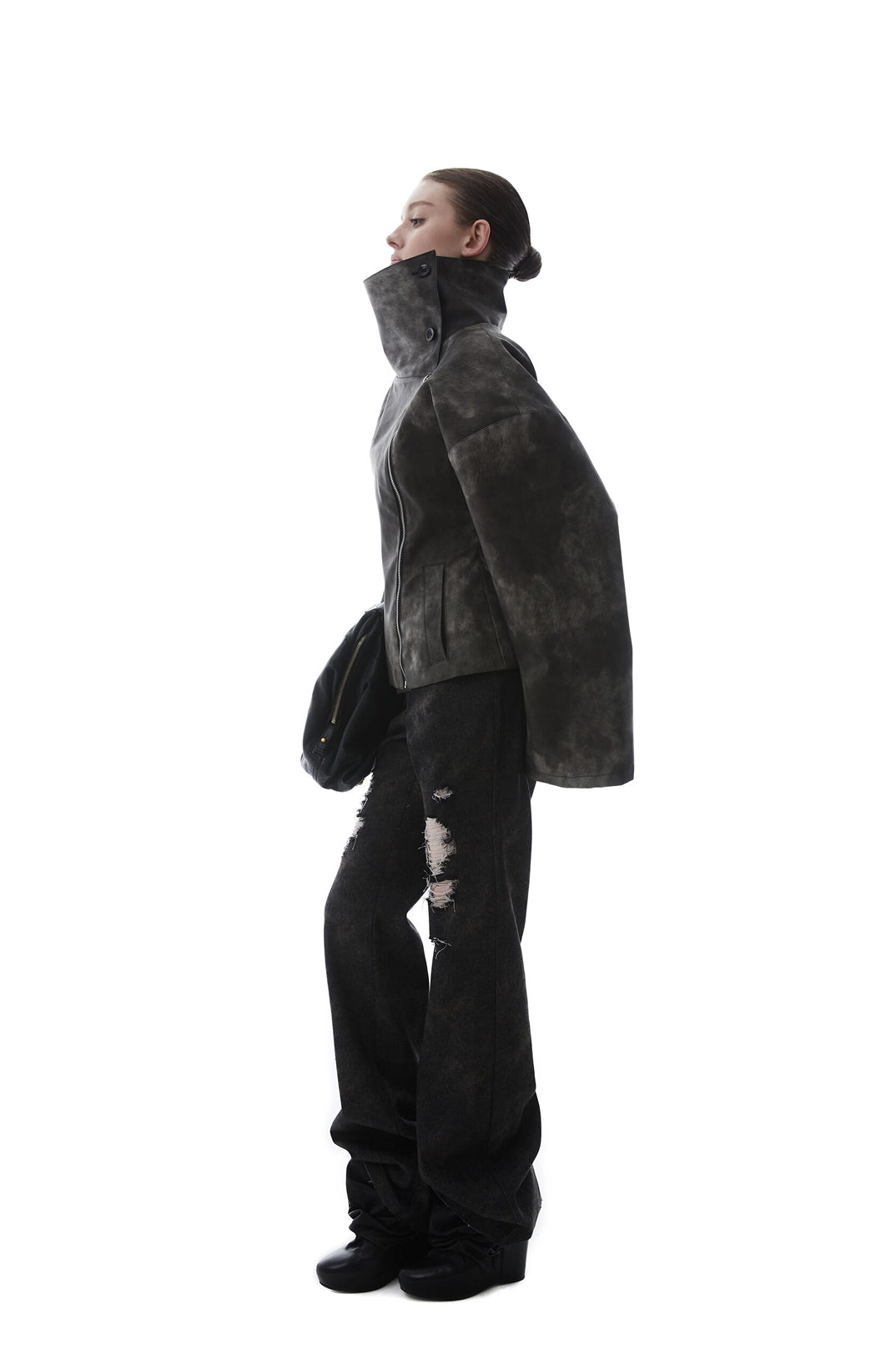 Washed Leather Jacket