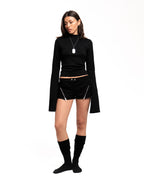 Zip Mini Shorts