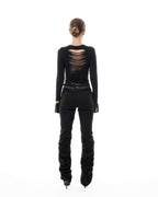 Longsleeve with cutouts