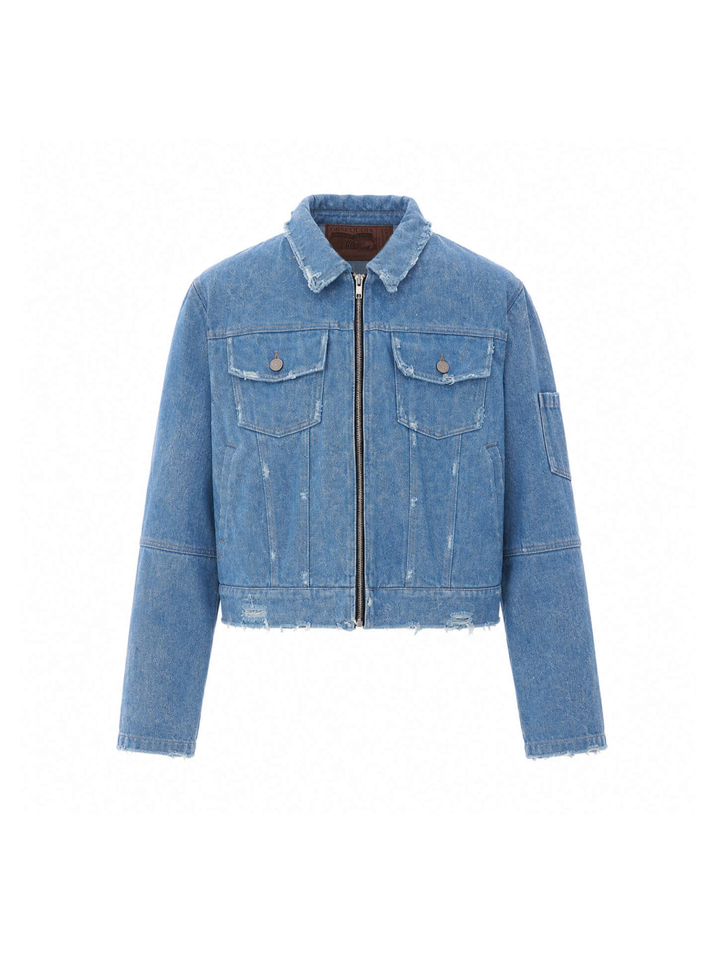 Washed denim jacket