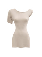 Sand Off Shoulder Dress