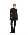 Fringe slim jacket