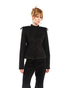 Fringe slim jacket