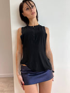 Dark Violet Mini Skirt