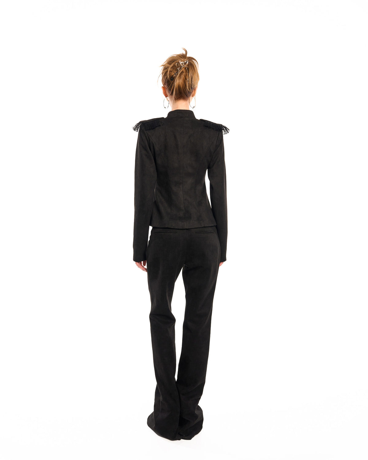Fringe slim jacket