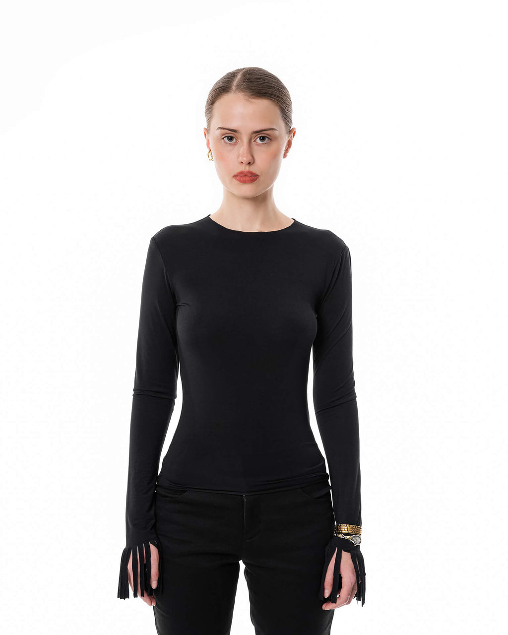 Longsleeve with cutouts
