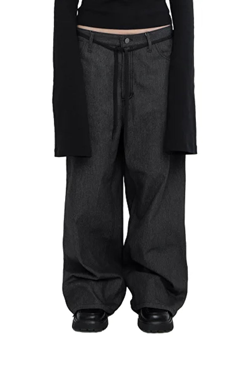 Gray Oversized Jeans