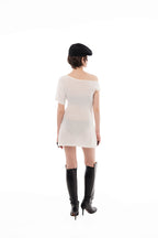 Milky Off Shoulder Dress