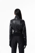 Black Slim Leather Jacket