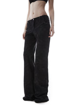 Black Raw Edges Jeans