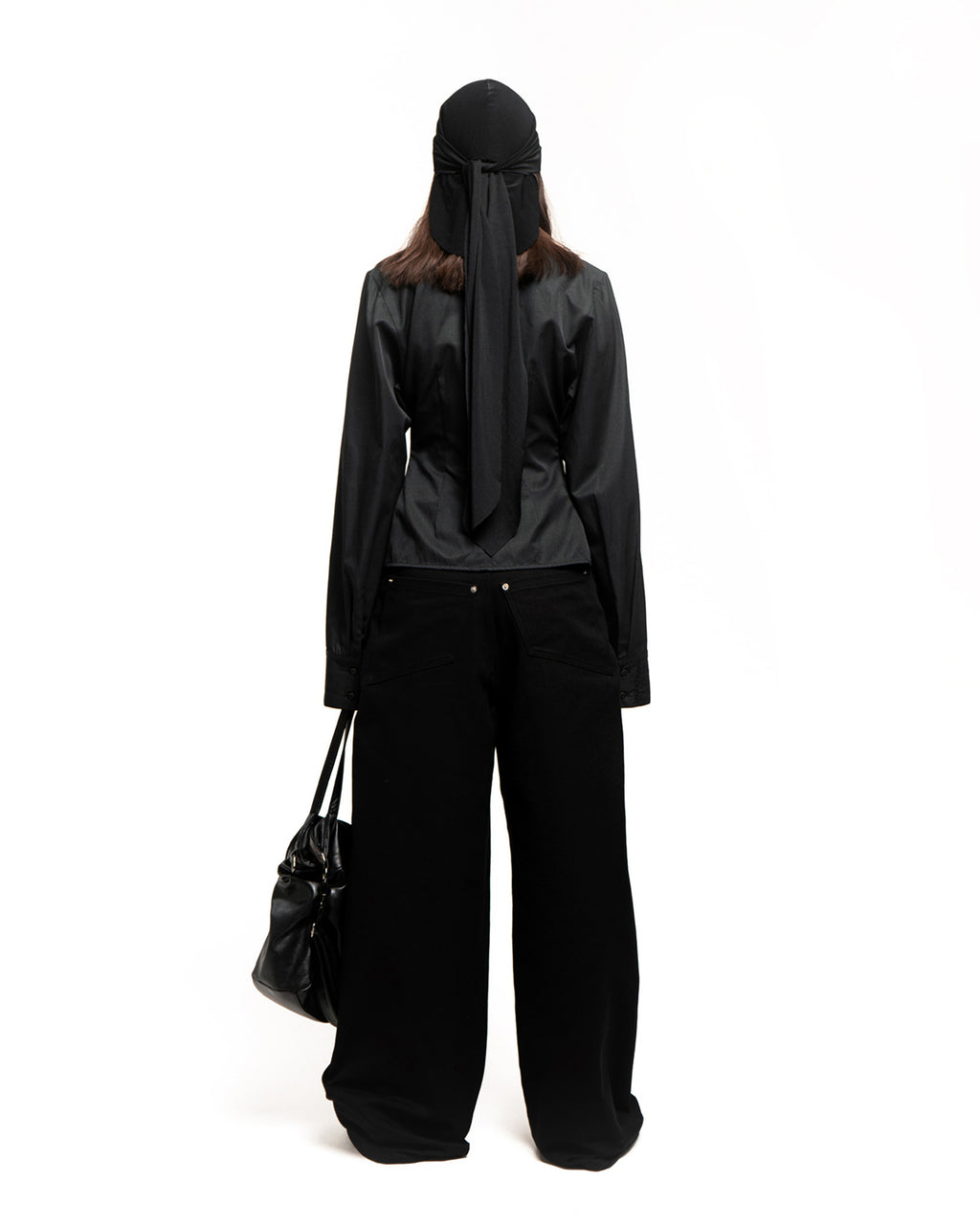 Black Durag with Eyelets