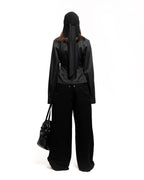Black Durag with Eyelets