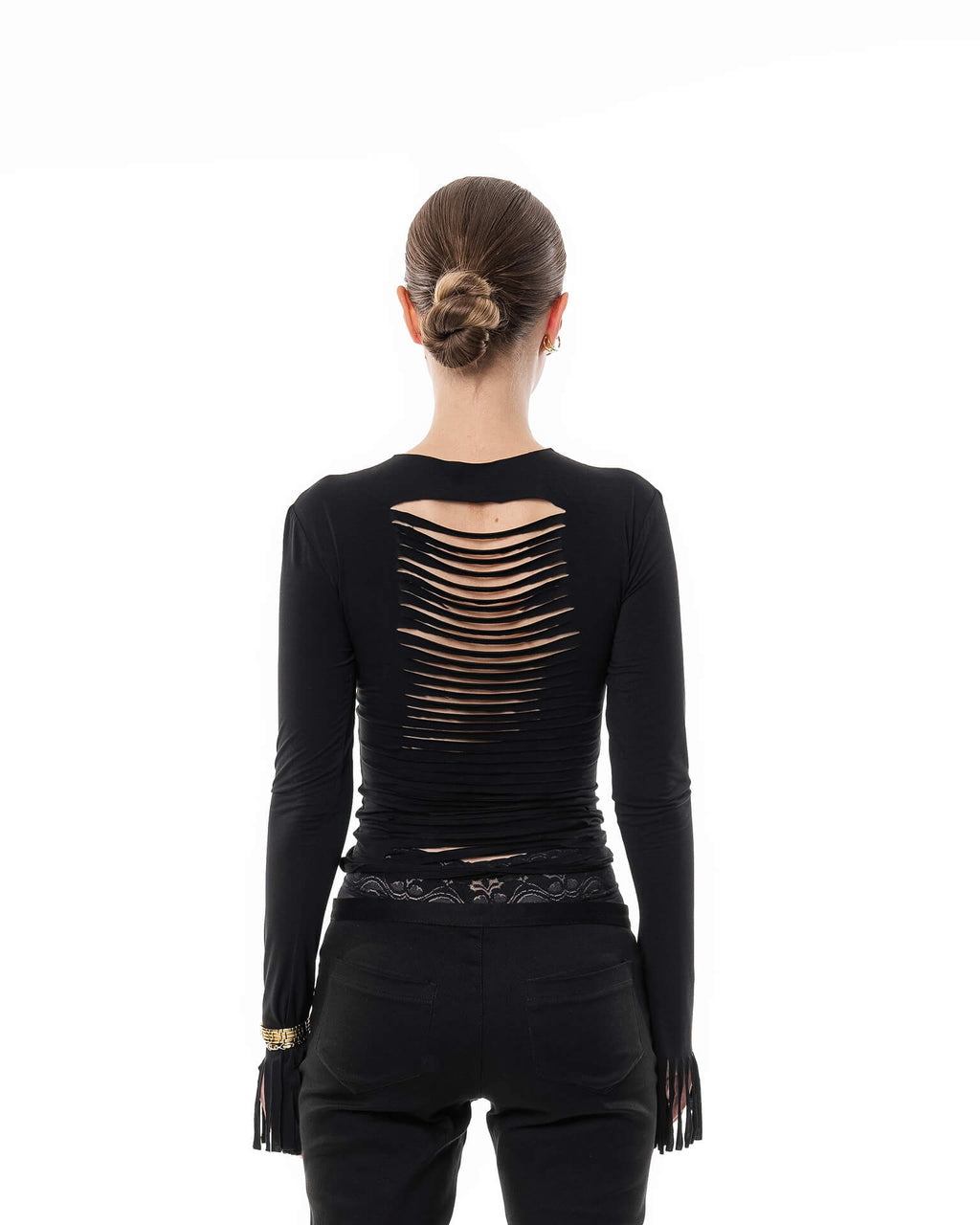 Longsleeve with cutouts