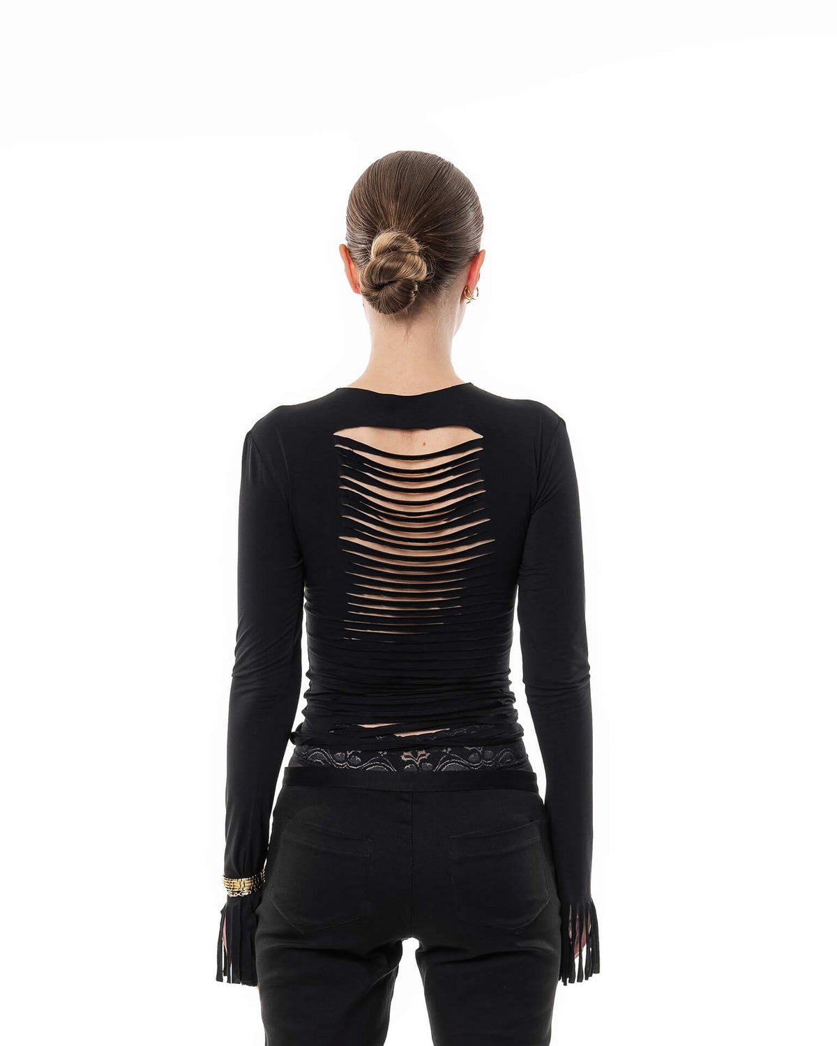 Longsleeve with cutouts