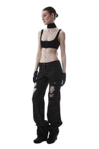 Black Distressed Jeans