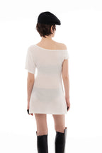 Milky Off Shoulder Dress