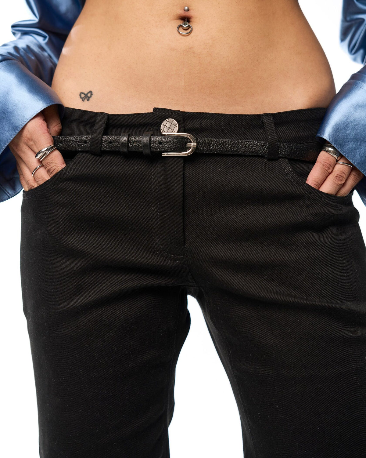 Black Flared Jeans