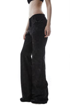 Black Raw Edges Jeans