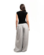 Gray Wide Pants