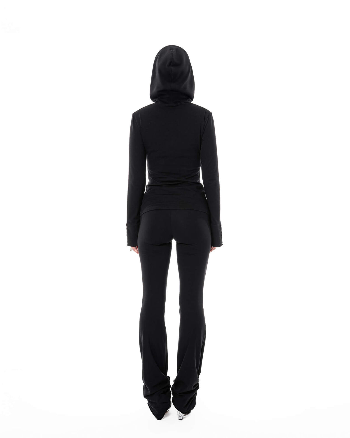 Skinny draped pants