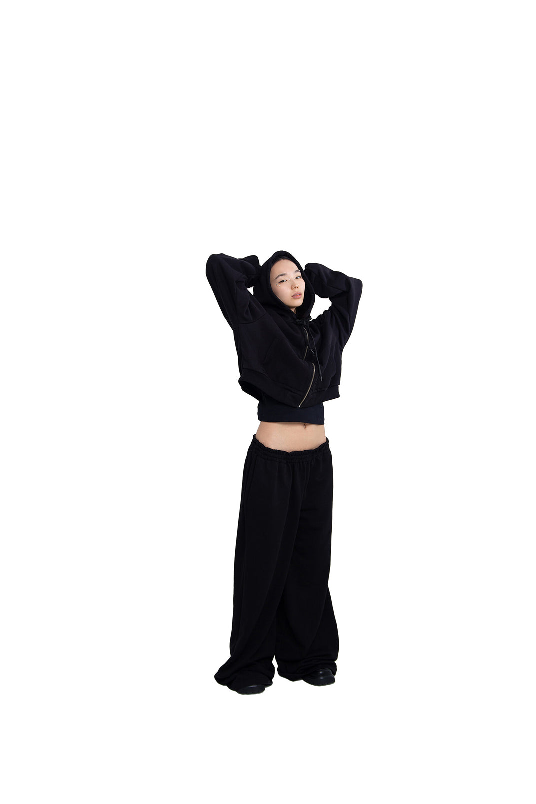 Black Wide Pants