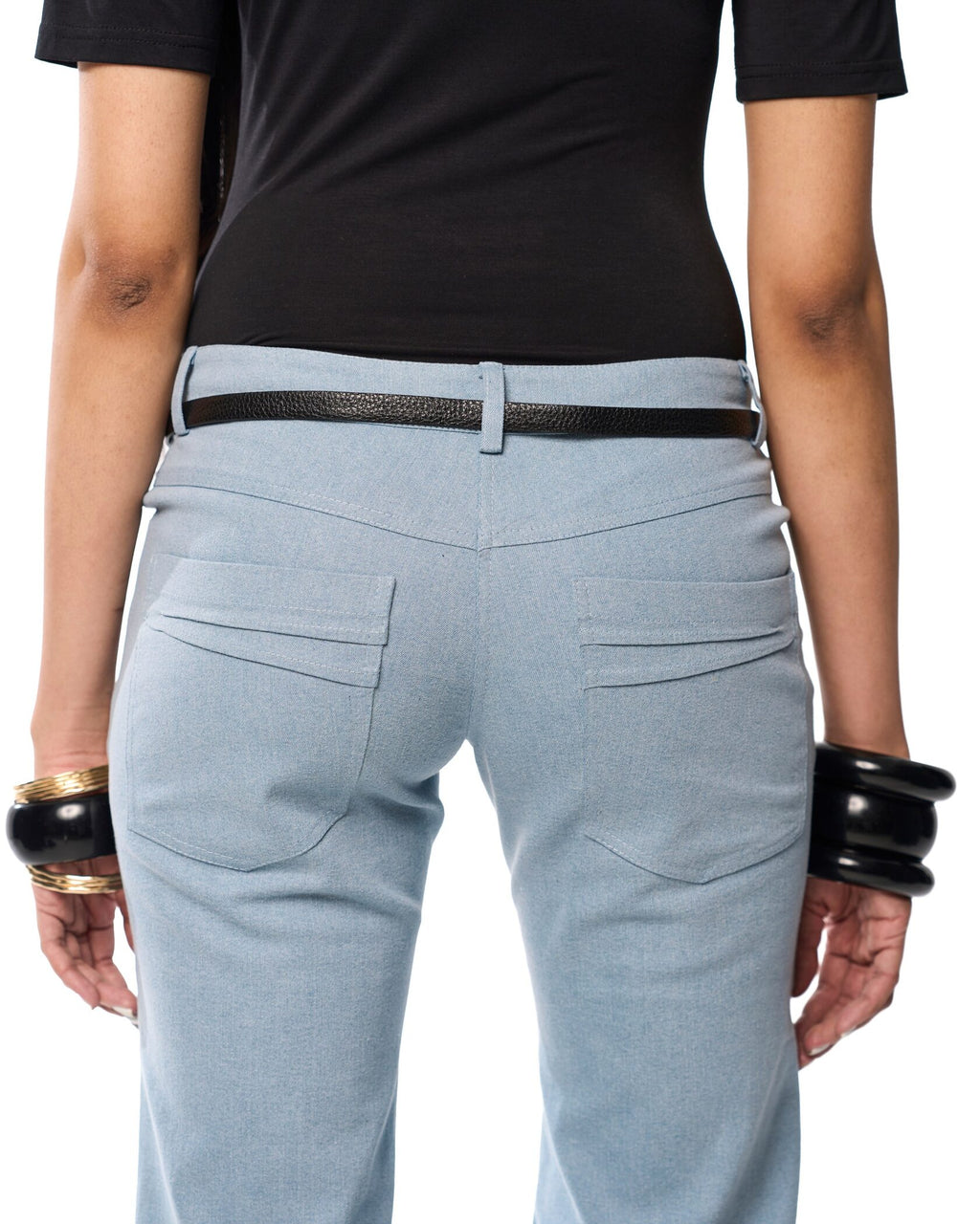 Blue Flared Jeans