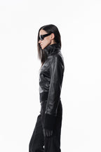 Black Slim Leather Jacket