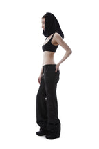 Black Raw Edges Jeans