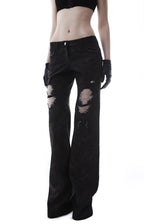 Black Distressed Jeans