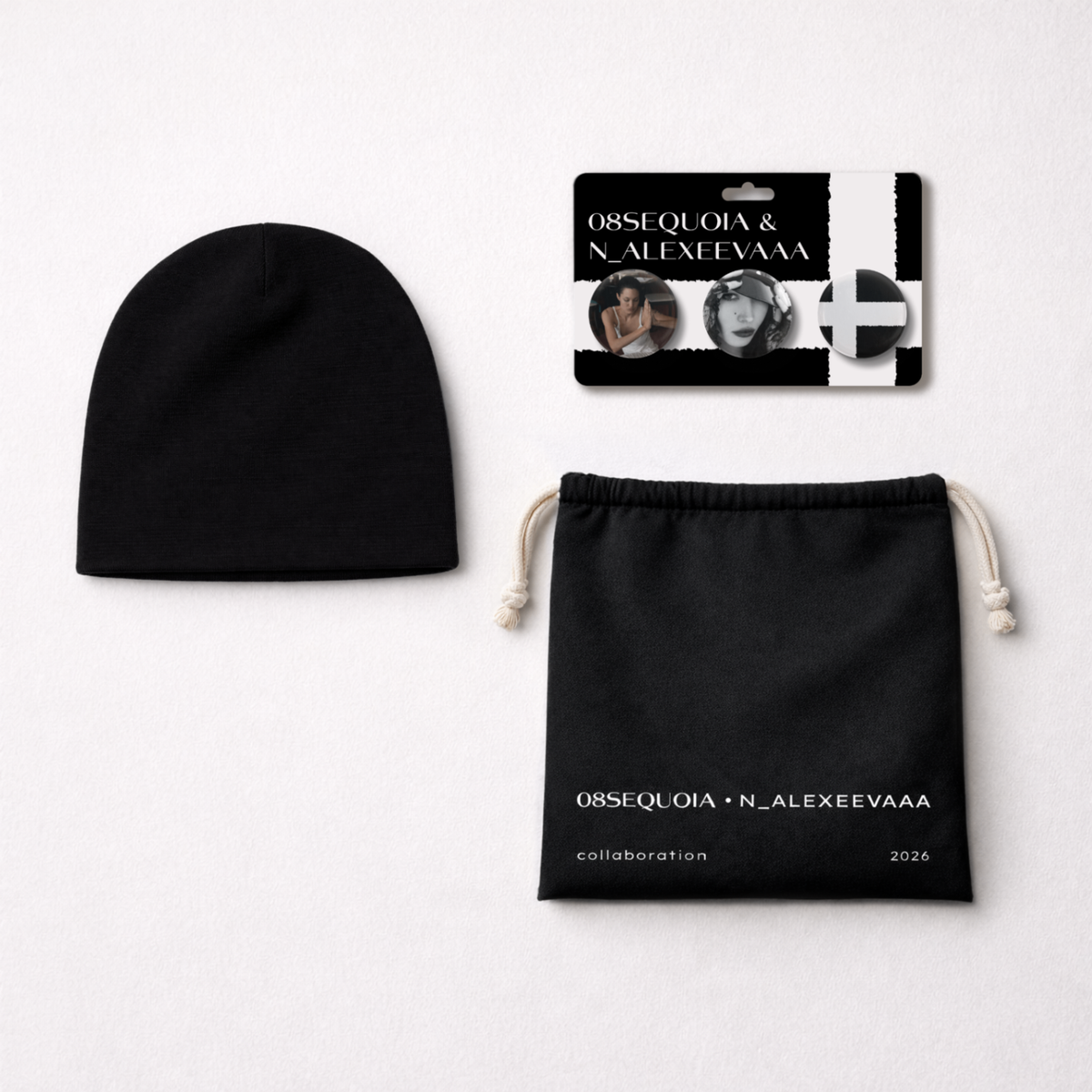 Jolie pin beanie × N_ALEXEEVAAA