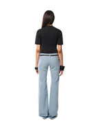 Blue Flared Jeans