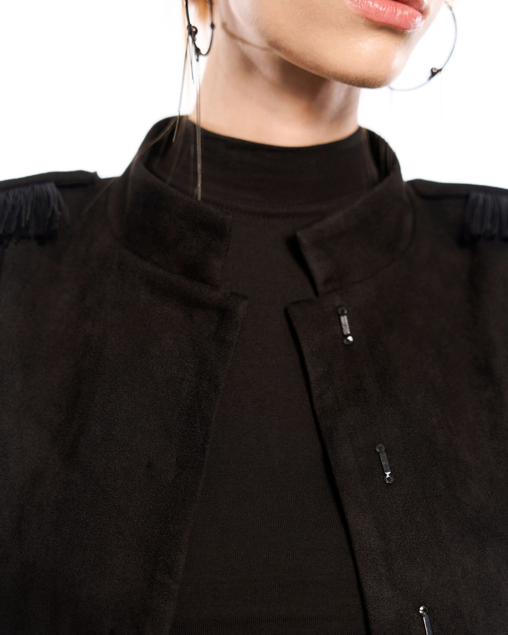 Fringe slim jacket
