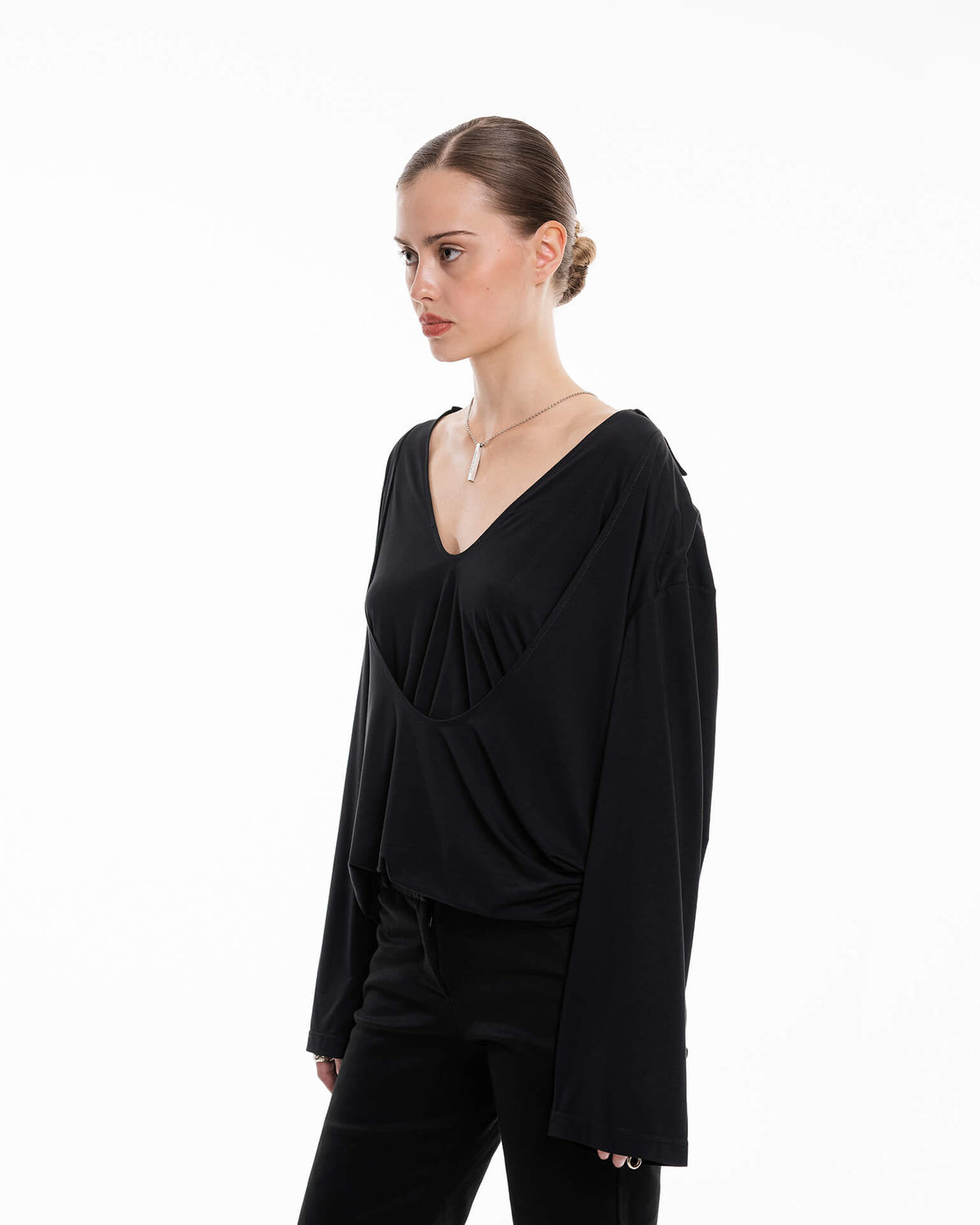 Double-layer blouse