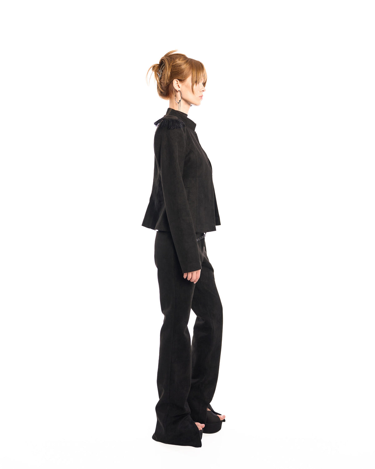Fringe slim jacket