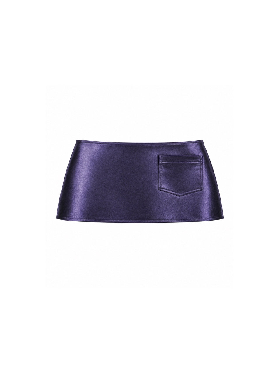 Dark Violet Mini Skirt